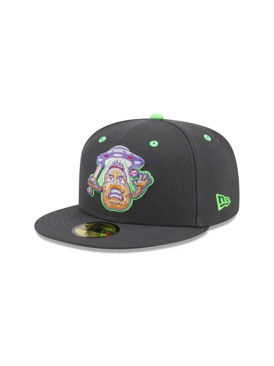 Кепка 59FIFTY с высокой тульей New Era — изображение 1 из 4, темно-серый