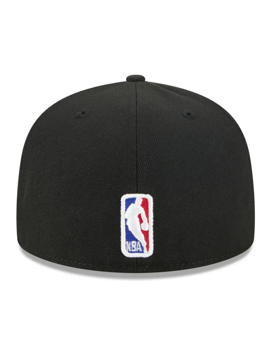 Кепка New Era 59FIFTY с вышивкой Atlanta Hawks — изображение 4 из 5, черный