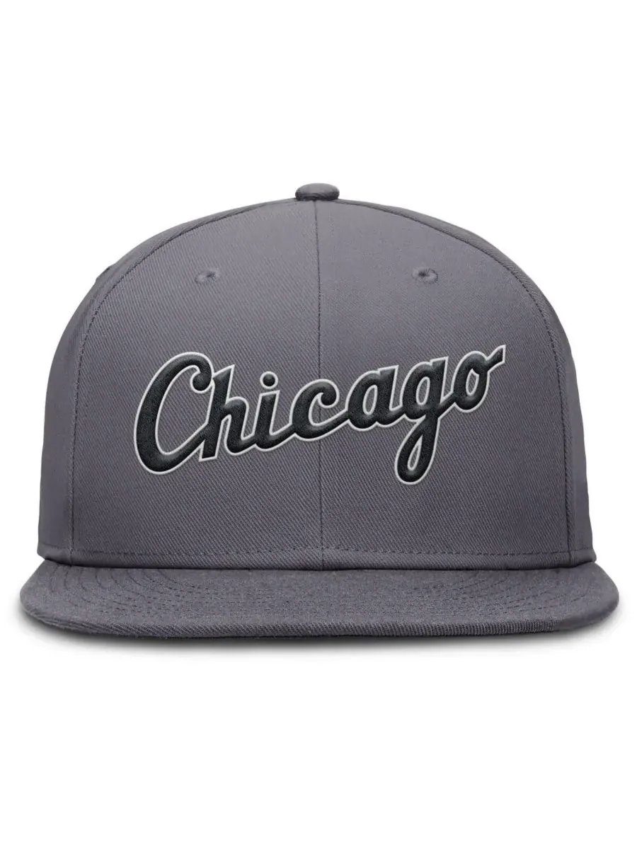 Nike Мужская серая бейсболка Chicago White Sox Performance True Fitted — изображение 2 из 4, серый