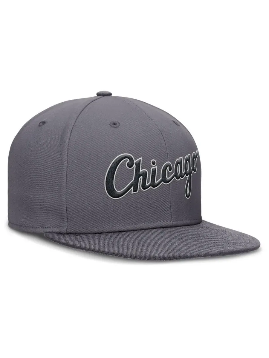Nike Мужская серая бейсболка Chicago White Sox Performance True Fitted — изображение 3 из 4, серый