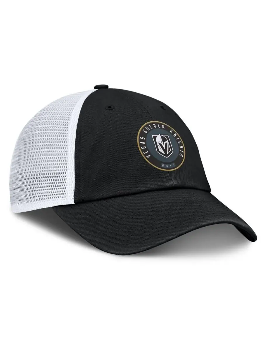 Fanatics Мужская регулируемая кепка Averie Trucker черно-белого цвета с символикой Vegas Golden — изображение 3 из 4