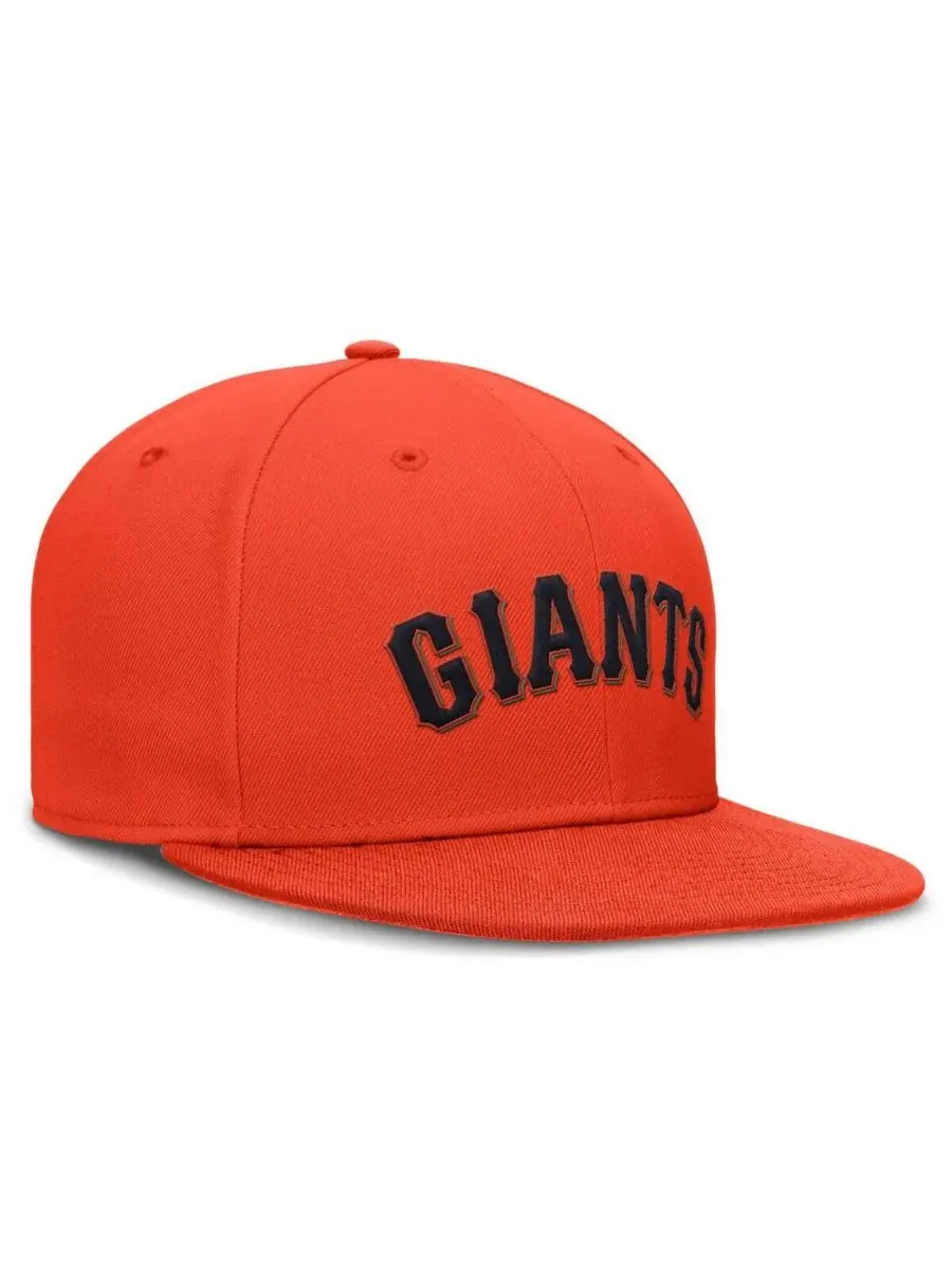 Nike Мужская оранжевая бейсболка San Francisco Giants True Performance Fitted Hat — изображение 3 из 4, оранжевый