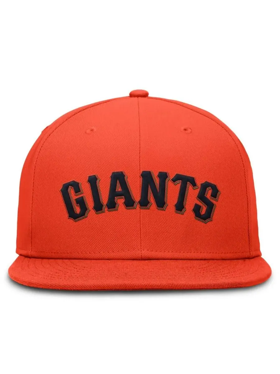 Nike Мужская оранжевая бейсболка San Francisco Giants True Performance Fitted Hat — изображение 4 из 4, оранжевый
