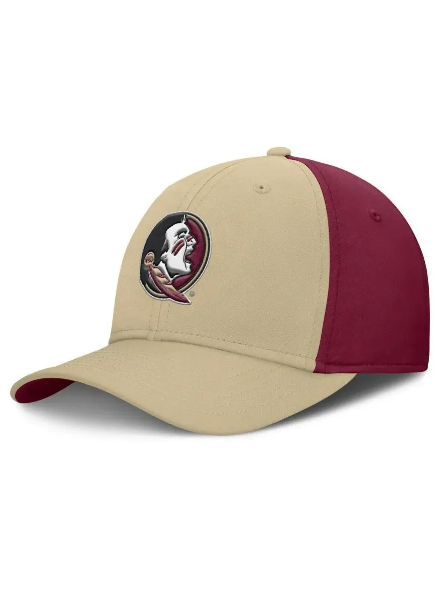 Мужская золотисто-гранатовая бейсболка Florida State Seminoles 2025 Sideline Rise Local Performance — изображение 1 из 4