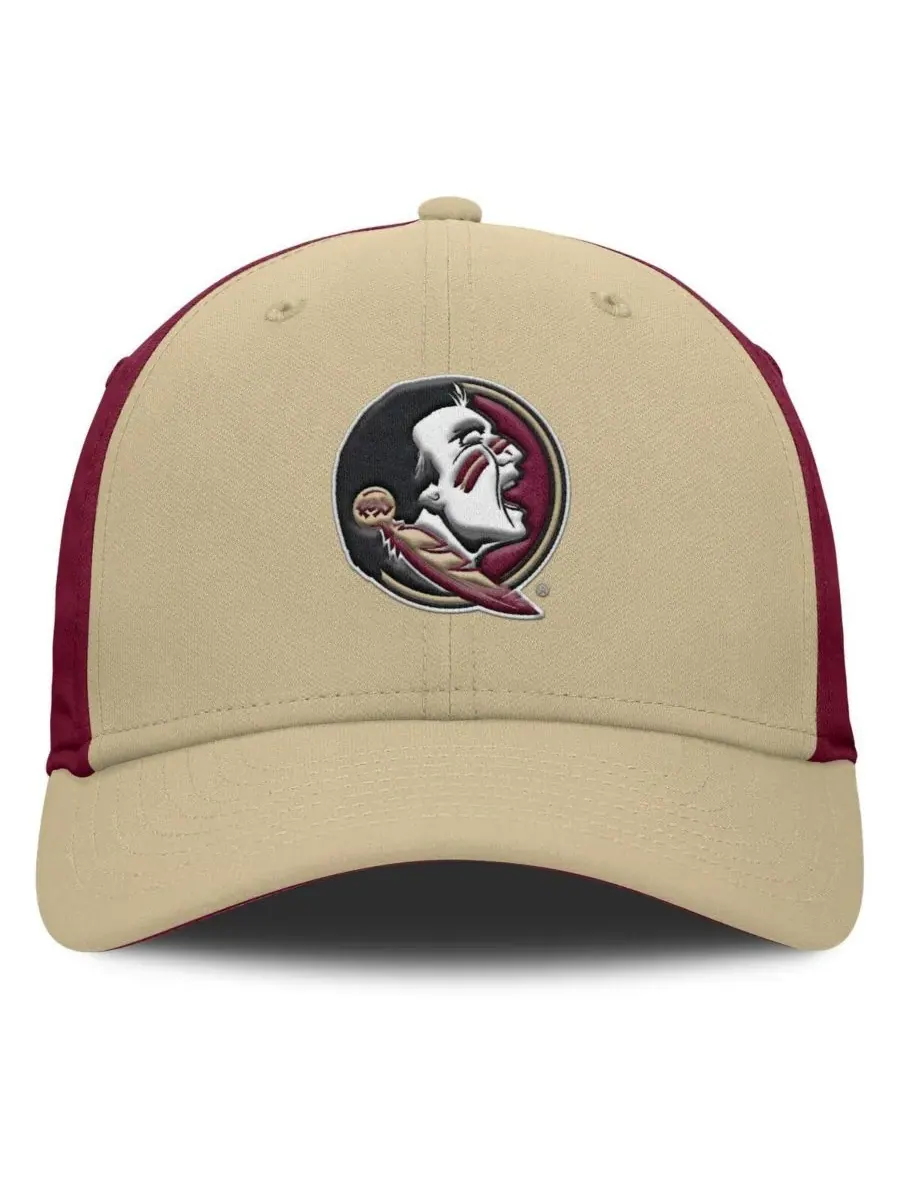 Мужская золотисто-гранатовая бейсболка Florida State Seminoles 2025 Sideline Rise Local Performance — изображение 2 из 4
