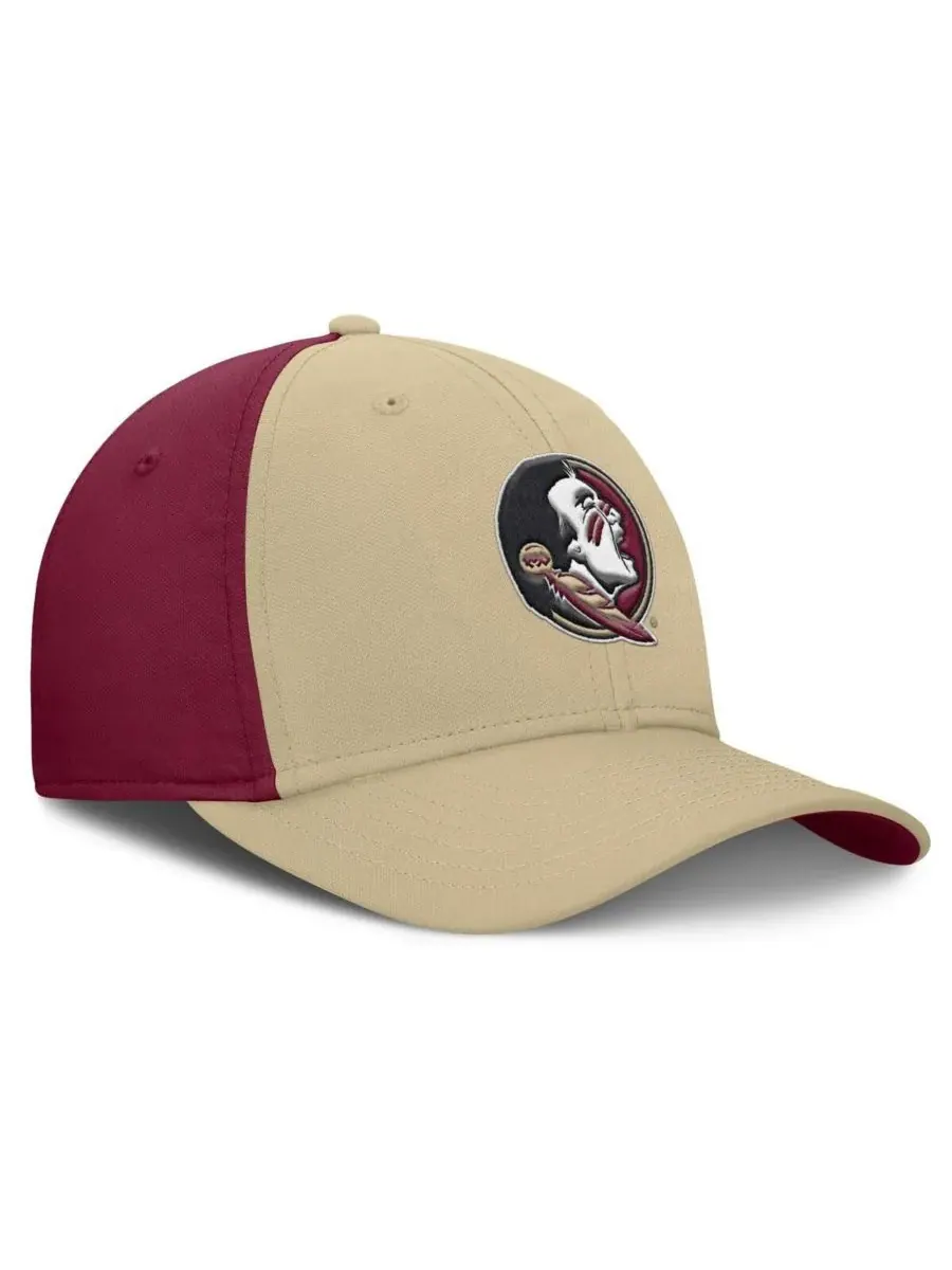 Мужская золотисто-гранатовая бейсболка Florida State Seminoles 2025 Sideline Rise Local Performance — изображение 3 из 4