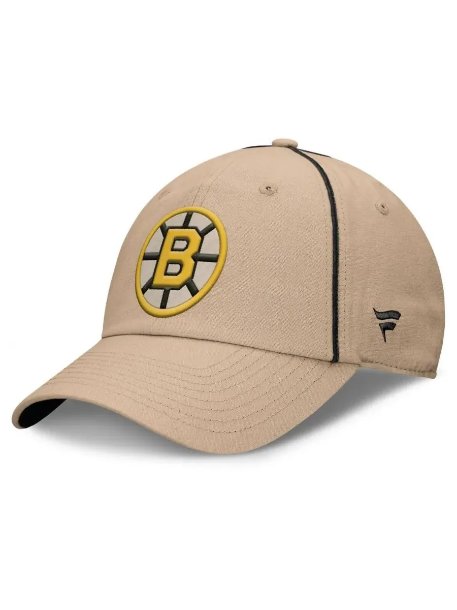 Fanatics Мужская кремовая кепка Boston Bruins Heritage Setoff с регулируемым размером — изображение 1 из 4, бежевый
