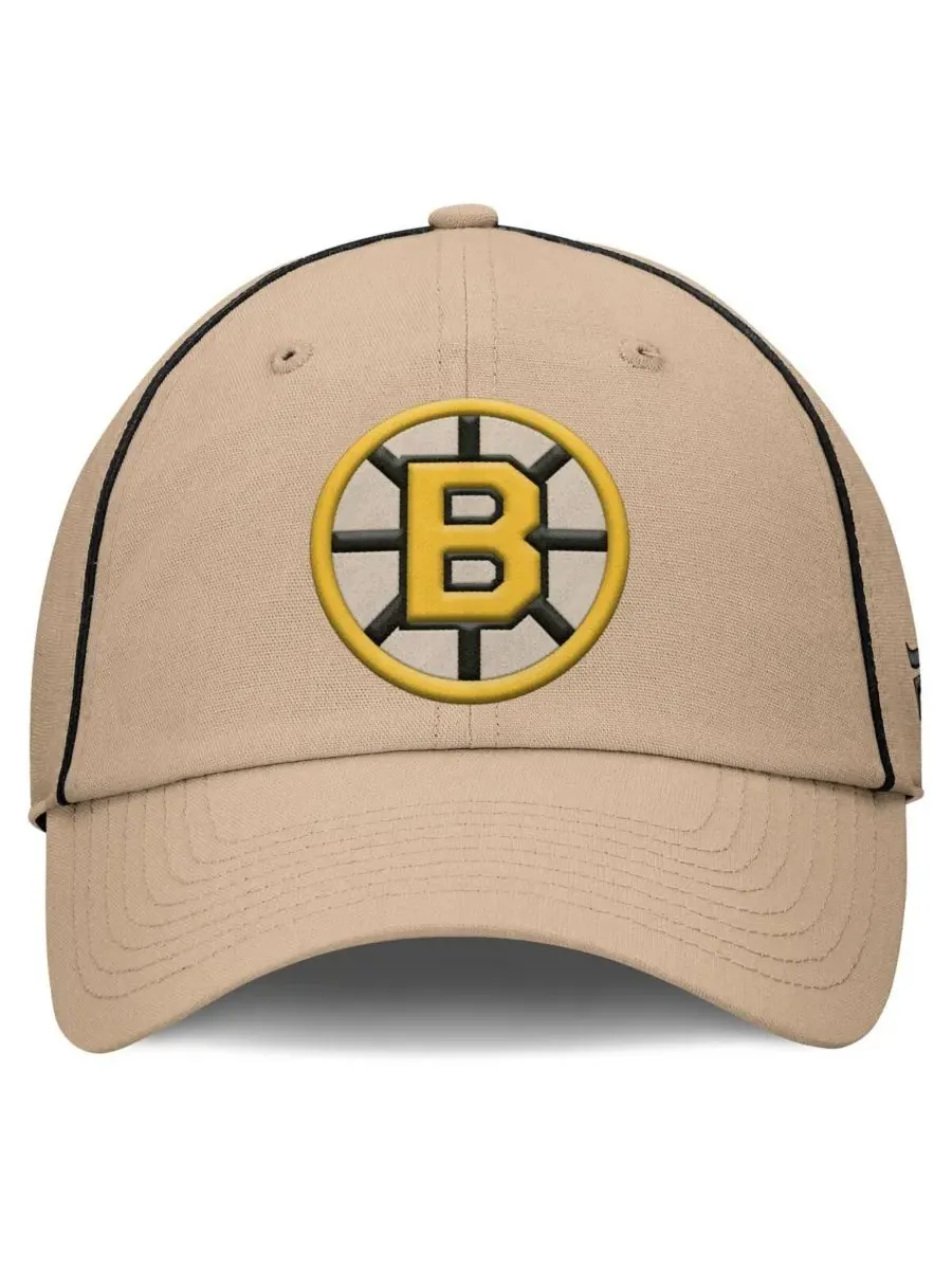 Fanatics Мужская кремовая кепка Boston Bruins Heritage Setoff с регулируемым размером — изображение 2 из 4, бежевый