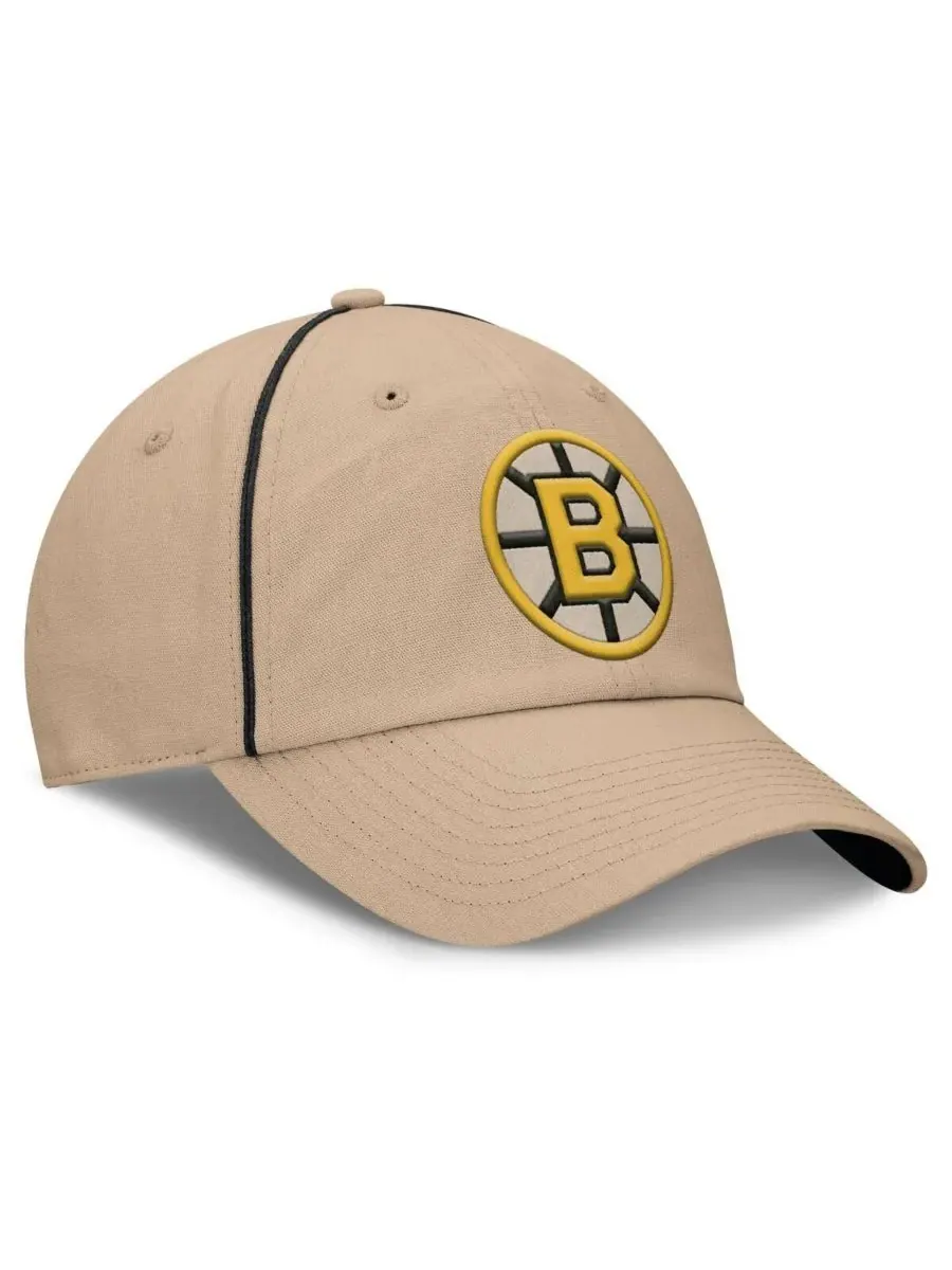 Fanatics Мужская кремовая кепка Boston Bruins Heritage Setoff с регулируемым размером — изображение 4 из 4, бежевый