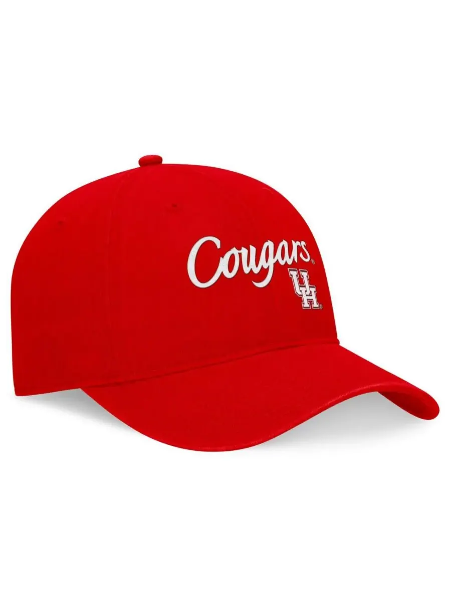 Top of the World Мужская красная регулируемая кепка Houston Cougars Heritage CeeCee — изображение 2 из 4, красный