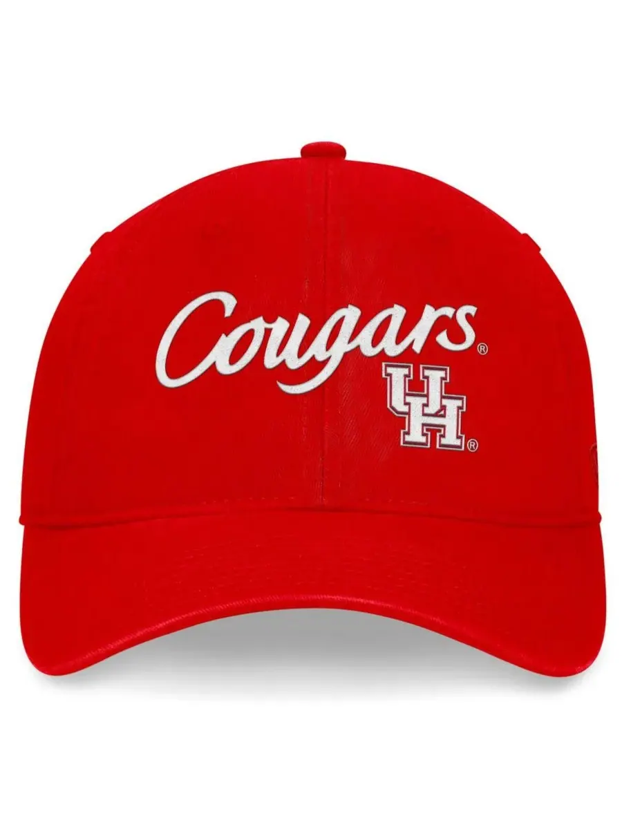 Top of the World Мужская красная регулируемая кепка Houston Cougars Heritage CeeCee — изображение 3 из 4, красный