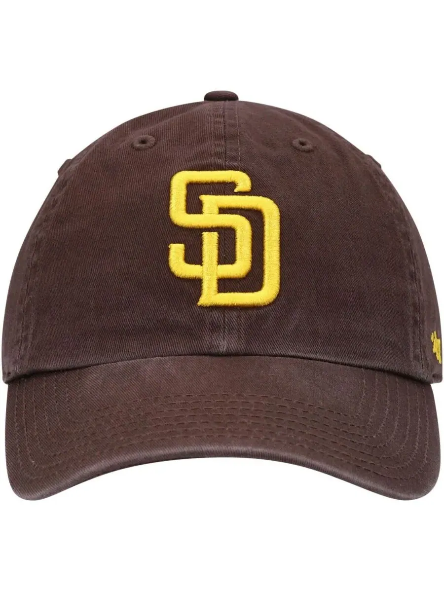 '47 Brand Коричневая регулируемая бейсболка с логотипом команды San Diego Padres для мальчиков и — изображение 2 из 4