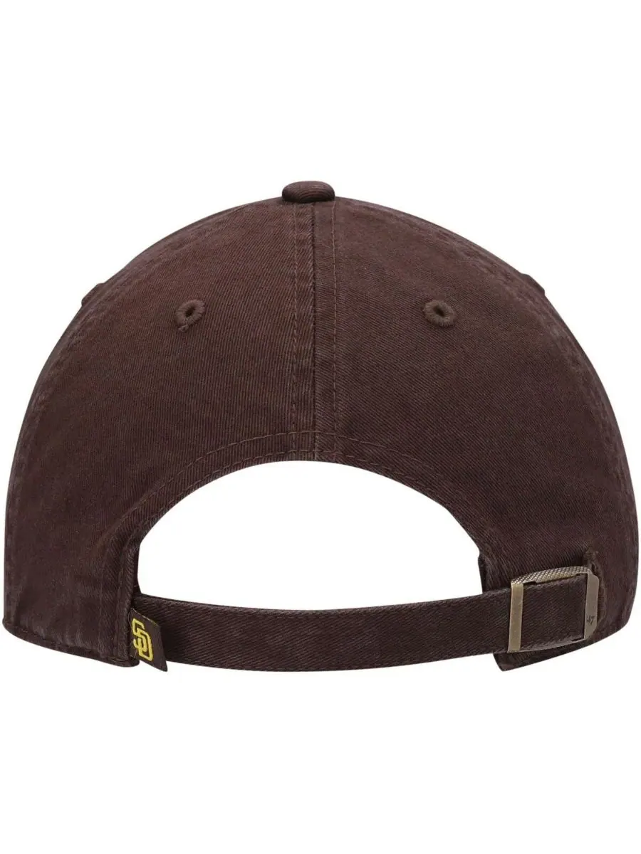 '47 Brand Коричневая регулируемая бейсболка с логотипом команды San Diego Padres для мальчиков и — изображение 4 из 4