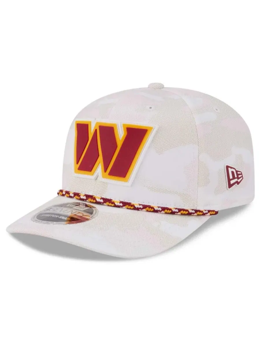 Кепка New Era Washington Commanders Camo Rope 9SEVENTY Adjustable — изображение 1 из 5, белый
