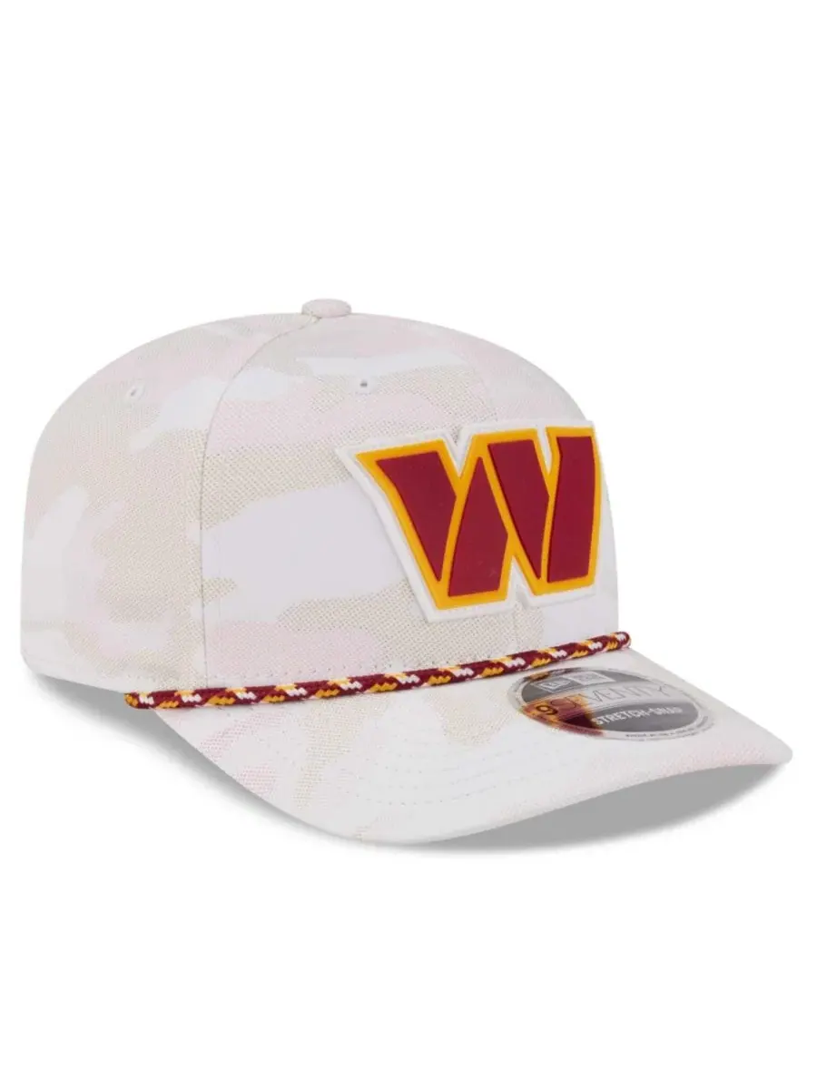 Кепка New Era Washington Commanders Camo Rope 9SEVENTY Adjustable — изображение 4 из 5, белый