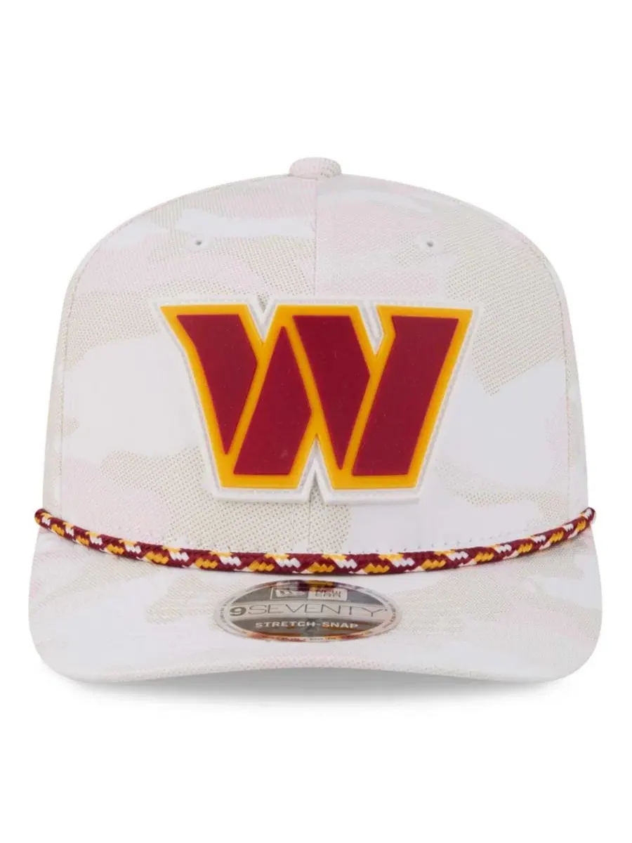 Кепка New Era Washington Commanders Camo Rope 9SEVENTY Adjustable — изображение 5 из 5, белый