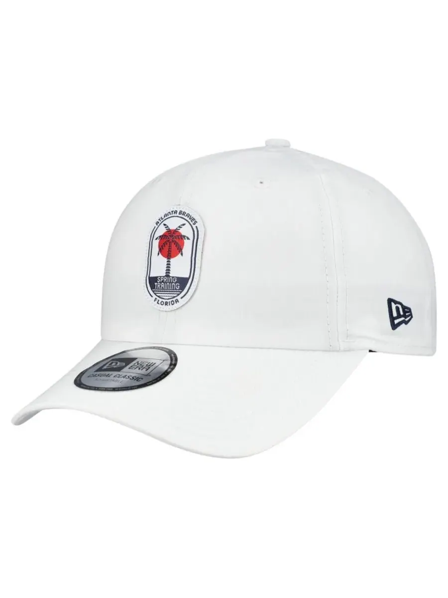 Кепка с регулируемым ремешком New Era Atlanta Braves 2026 Spring Training Fan Pack Icon — изображение 1 из 4, белый