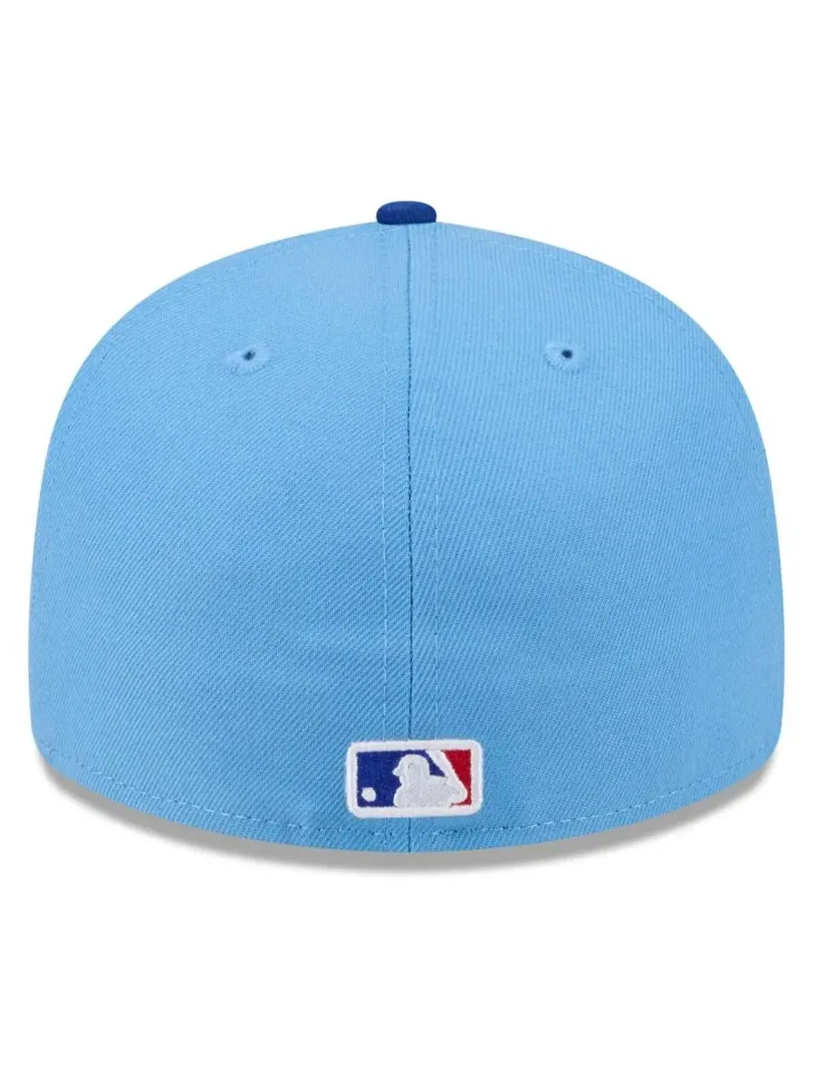 Бейсболка с вышивкой Chicago Cubs New Era — изображение 4 из 4, светлый синий
