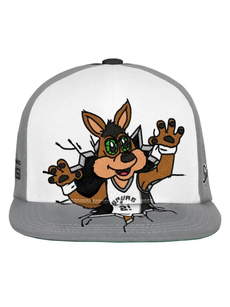Кепка-снапбек с вышивкой Mascot Mitchell & Ness — изображение 2 из 2, серый