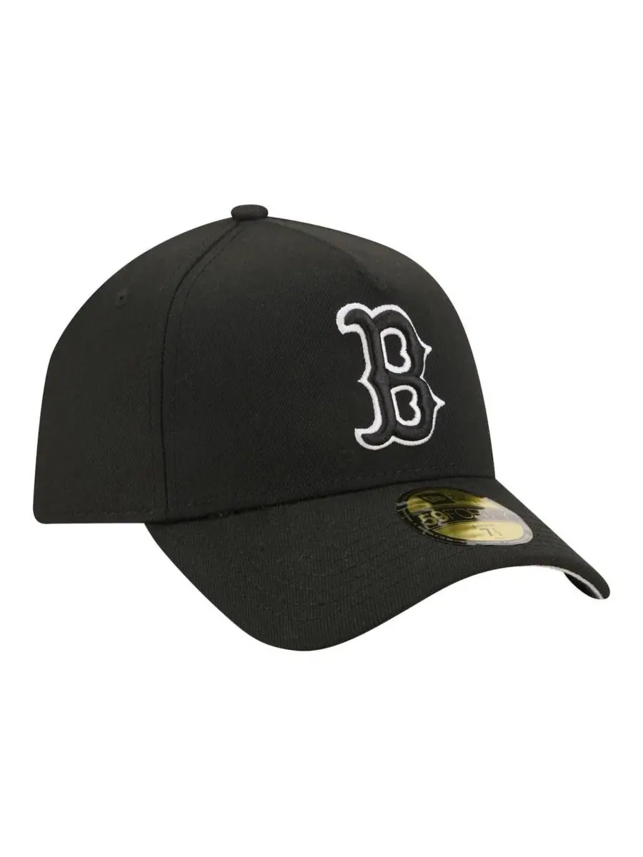 Бейсболка кепка New Era 59FORTY с вышивкой Boston Red Sox — изображение 4 из 5, черный
