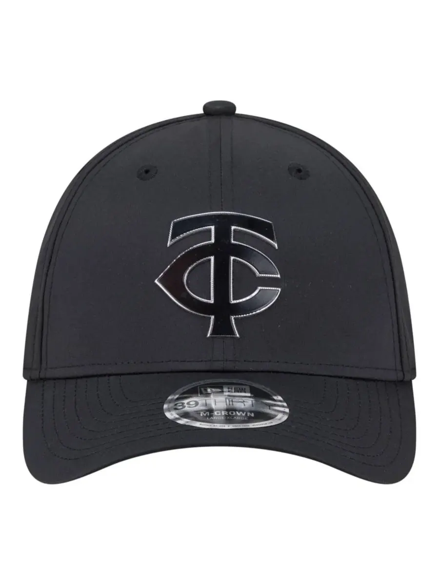 Кепка с металлическим принтом Minnesota Twins New Era — изображение 2 из 7, черный