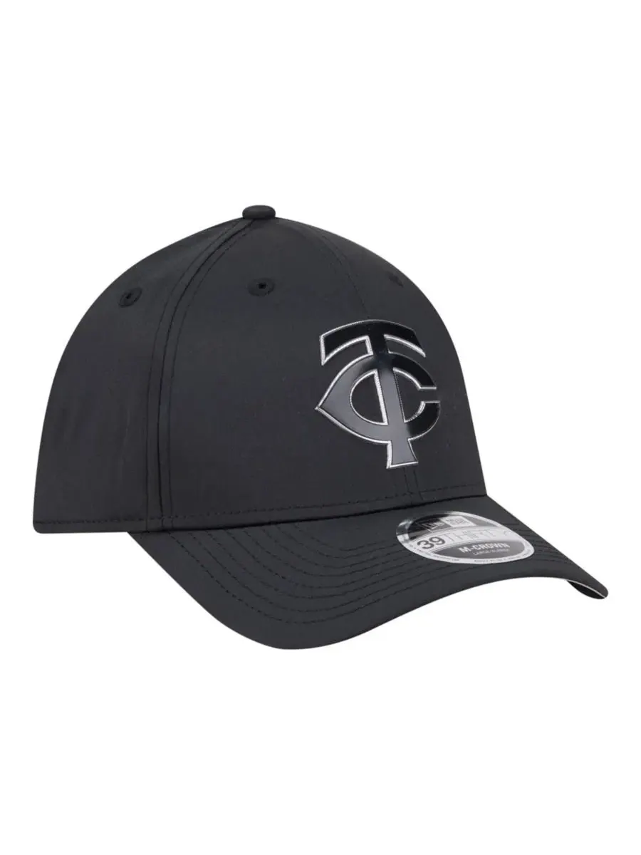 Кепка с металлическим принтом Minnesota Twins New Era — изображение 3 из 7, черный