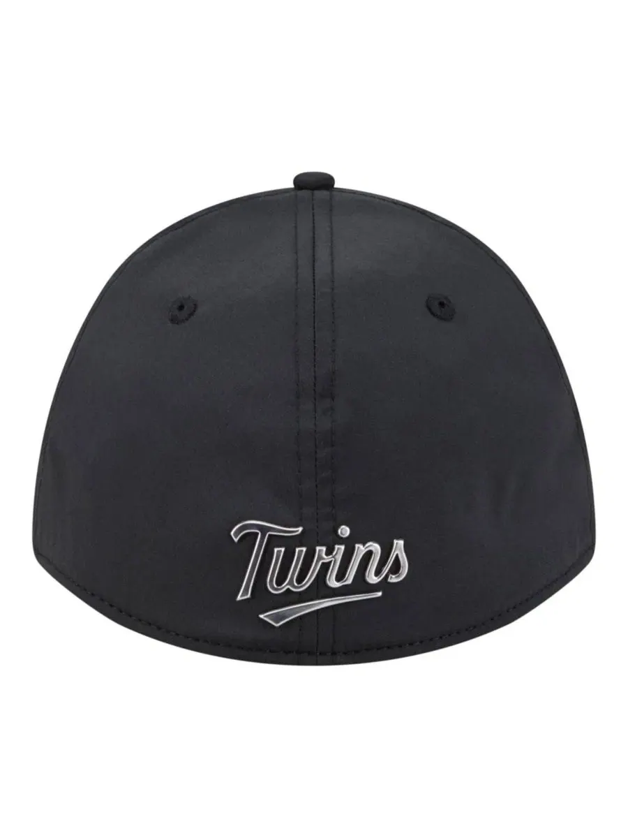 Кепка с металлическим принтом Minnesota Twins New Era — изображение 4 из 7, черный