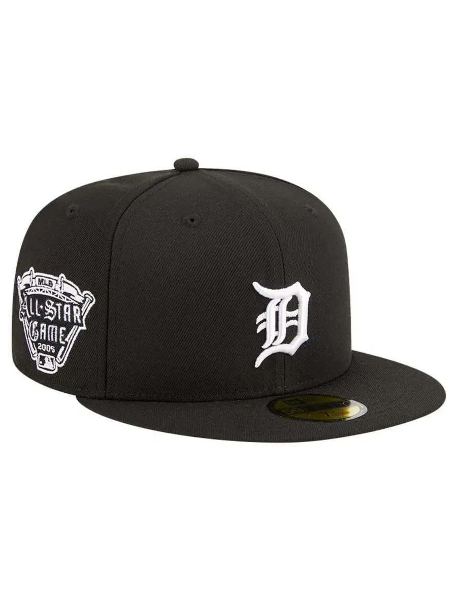 Кепка с высокой тульей Detroit Tigers Logo 59FIFTY New Era — изображение 1 из 4, черный