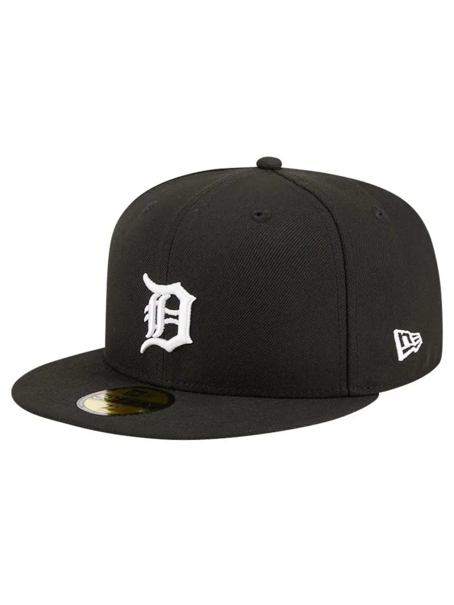 Кепка с высокой тульей Detroit Tigers Logo 59FIFTY New Era — изображение 4 из 4, черный