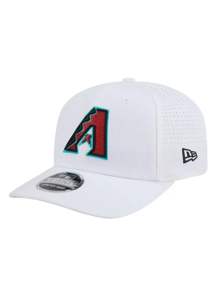 New Era Мужская белая регулируемая бейсболка Arizona Diamondbacks Performance 9SEVENTY — изображение 1 из 5, белый