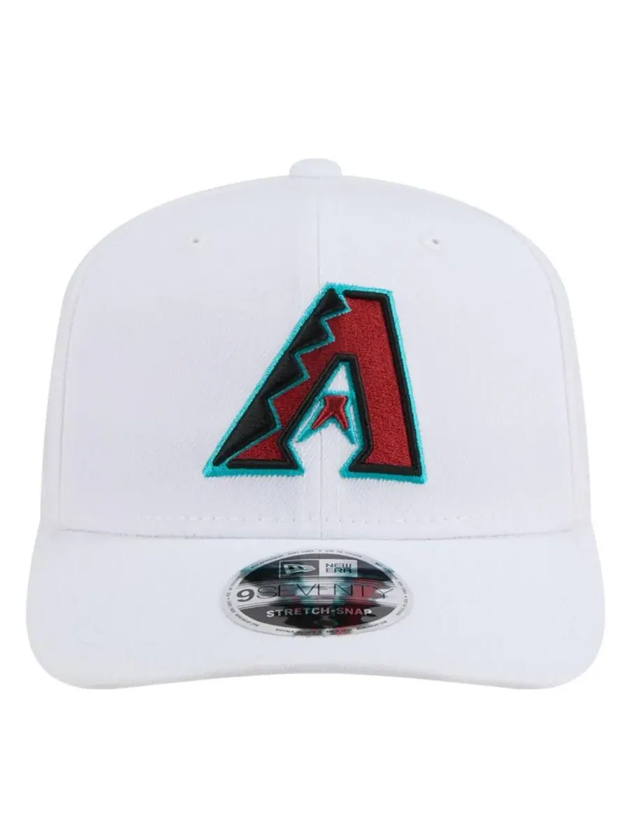 New Era Мужская белая регулируемая бейсболка Arizona Diamondbacks Performance 9SEVENTY — изображение 4 из 5, белый