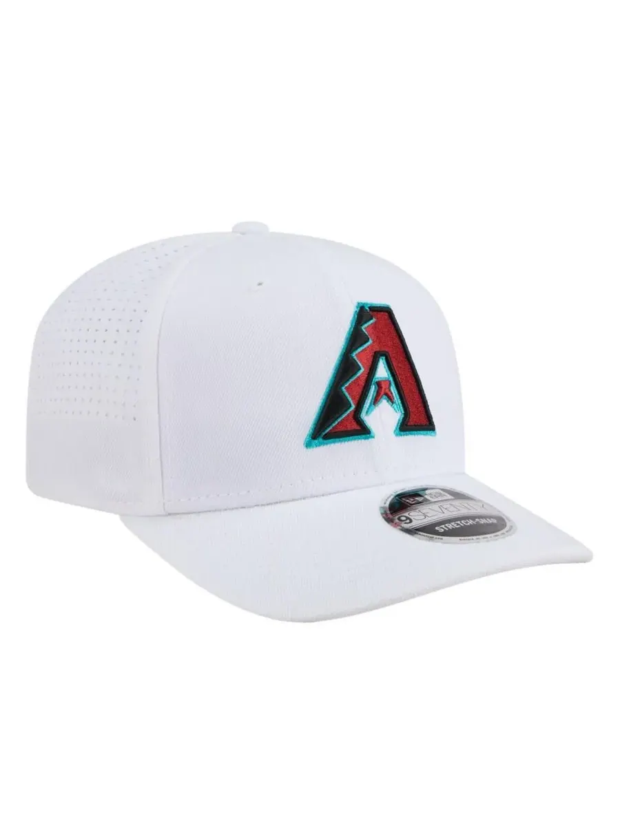 New Era Мужская белая регулируемая бейсболка Arizona Diamondbacks Performance 9SEVENTY — изображение 5 из 5, белый