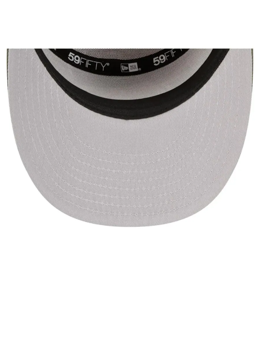 New Era Мужская кепка Kansas City Chiefs 59FIFTY, оливково-коричневая, двухцветная, с раздельными — изображение 2 из 5