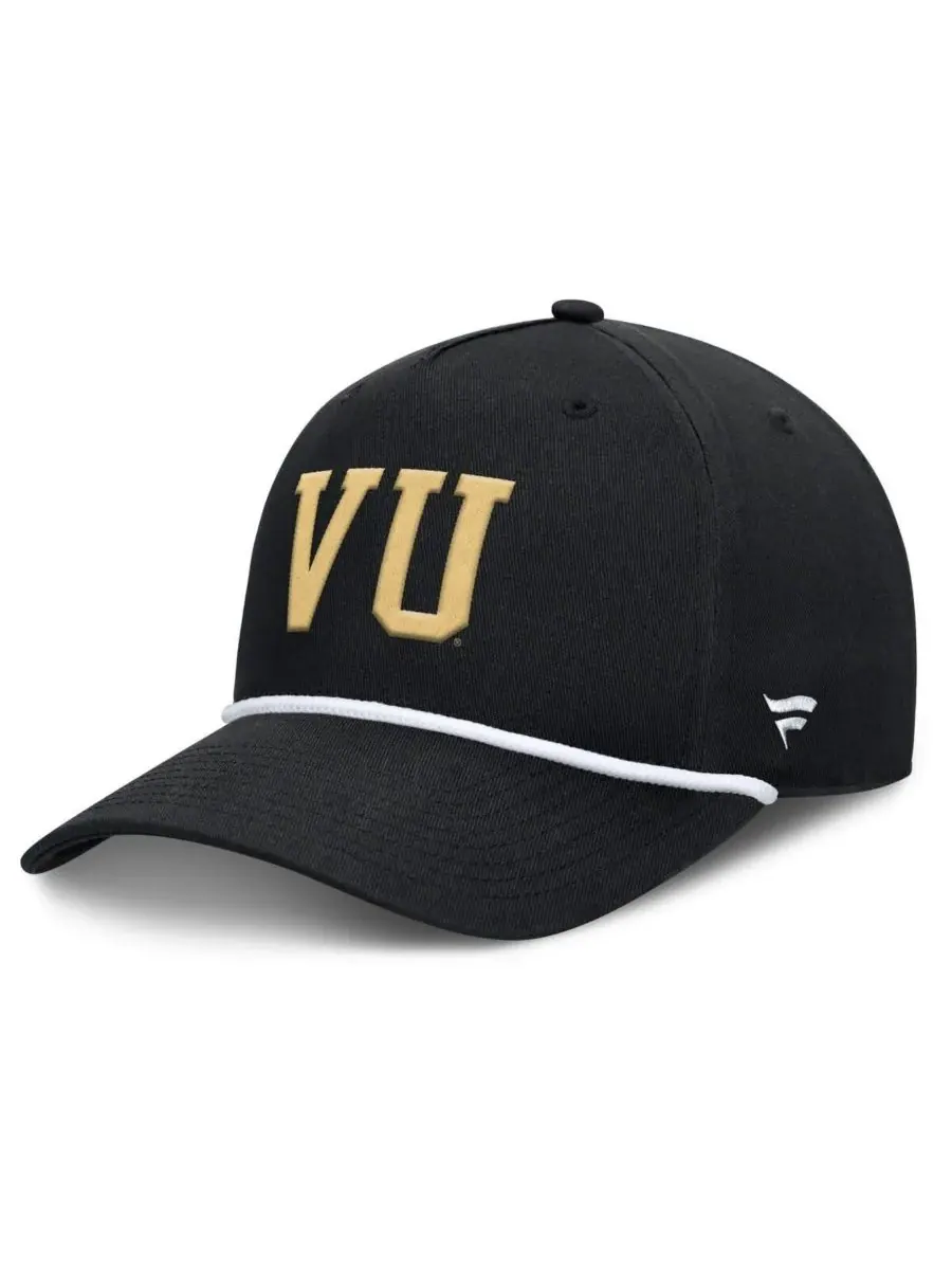 Fanatics Мужская черная регулируемая кепка Vanderbilt Commodores с символикой команды по борьбе за — изображение 1 из 4