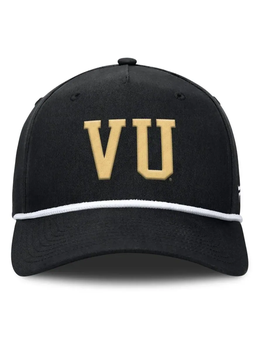 Fanatics Мужская черная регулируемая кепка Vanderbilt Commodores с символикой команды по борьбе за — изображение 2 из 4