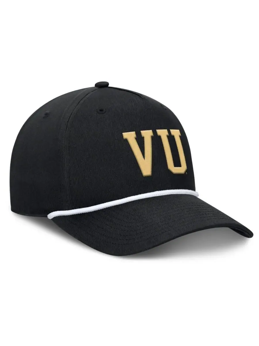 Fanatics Мужская черная регулируемая кепка Vanderbilt Commodores с символикой команды по борьбе за — изображение 3 из 4