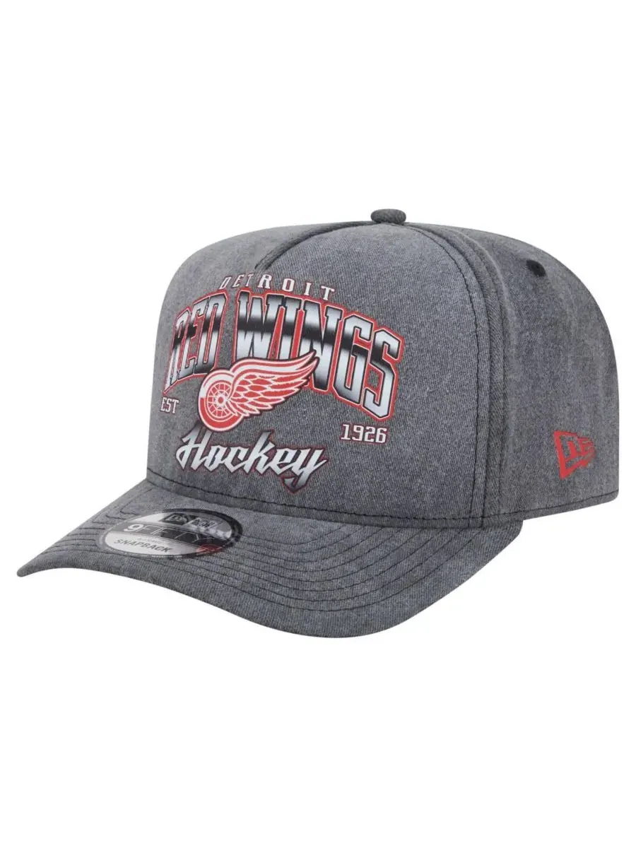 New Era Мужская бейсболка Detroit Red Wings Throwback Washed A-Frame Pre-Curved 9FIFTY Snapback — изображение 1 из 5