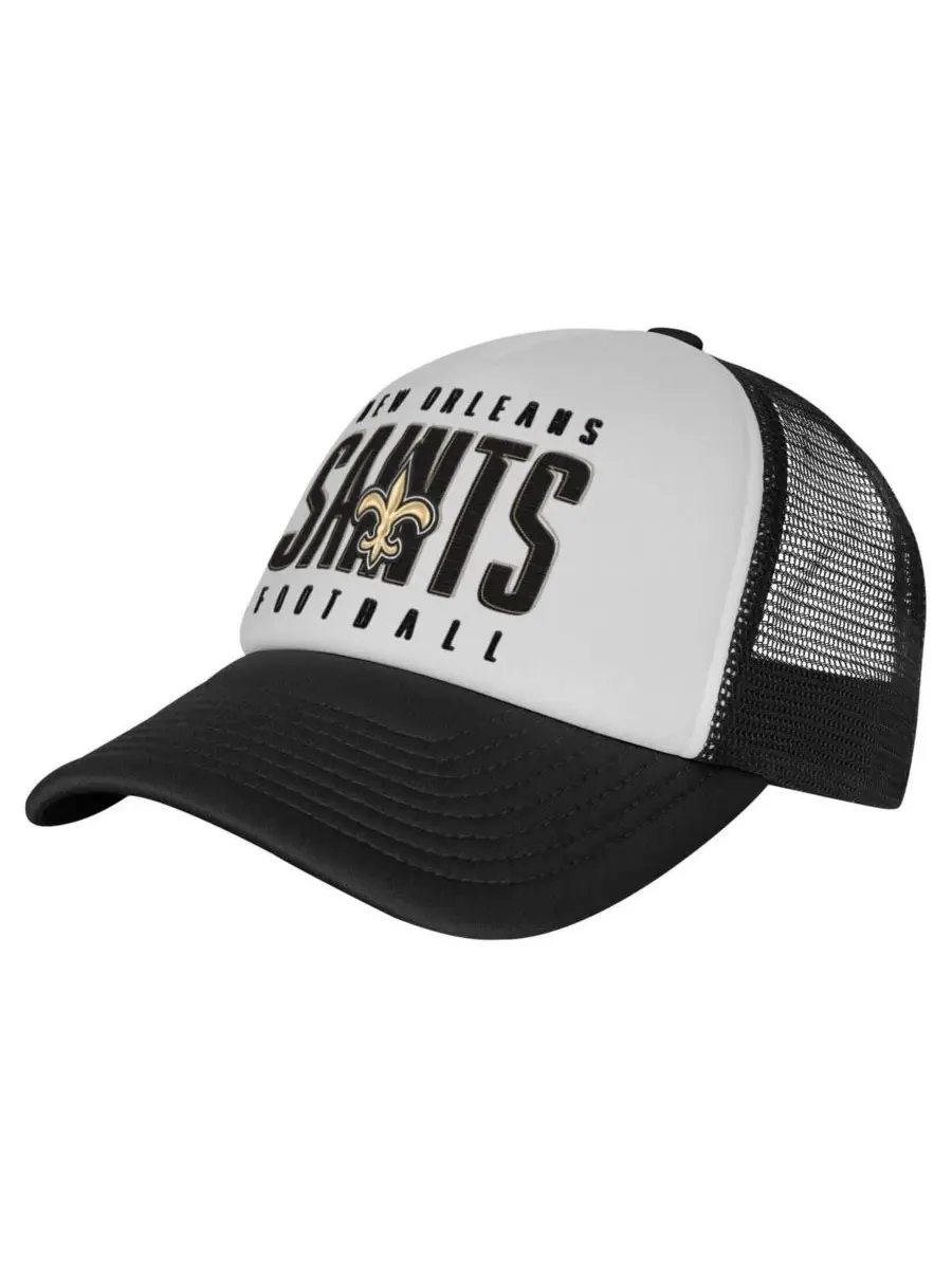 Outerstuff Детская бейсболка-тракер New Orleans Saints Essentials с регулируемым размером — изображение 1 из 3, белый черный