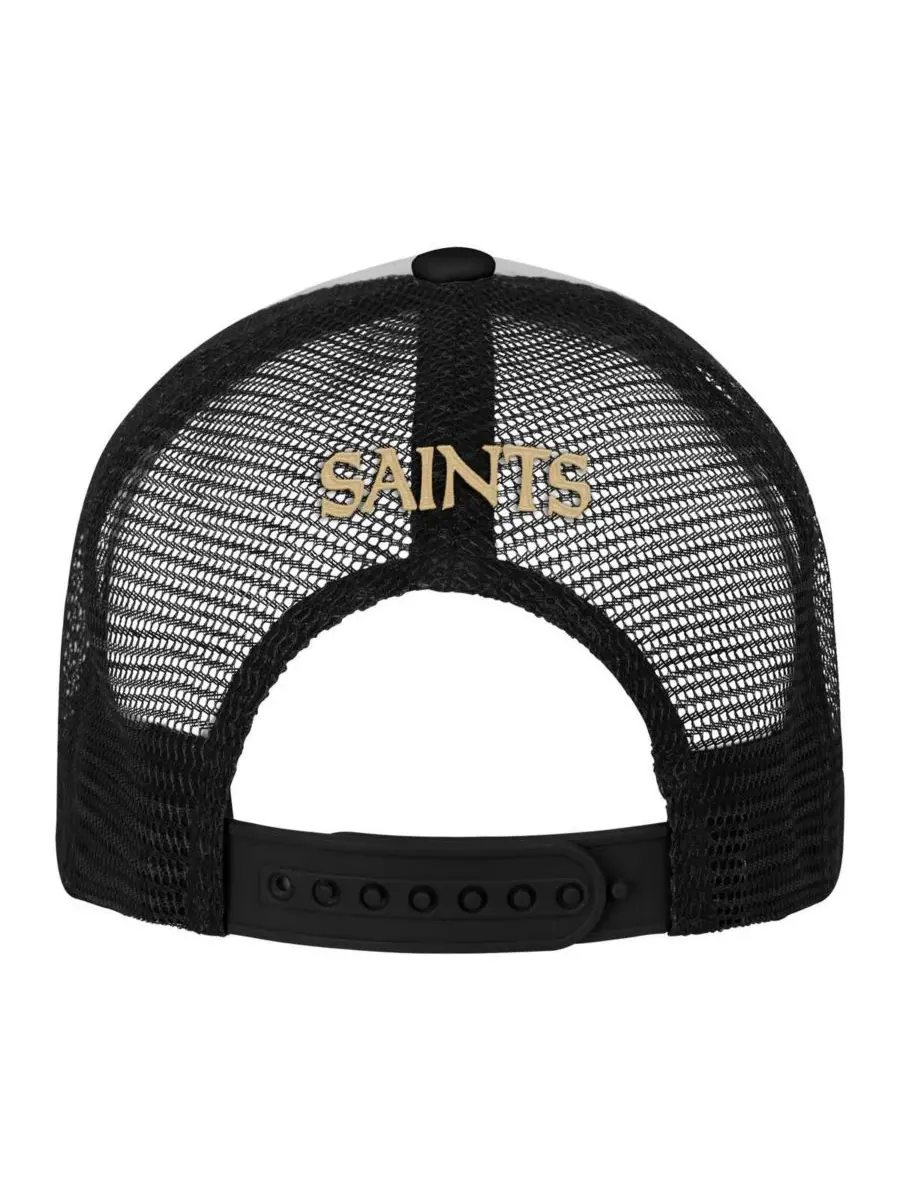 Outerstuff Детская бейсболка-тракер New Orleans Saints Essentials с регулируемым размером — изображение 3 из 3, белый черный