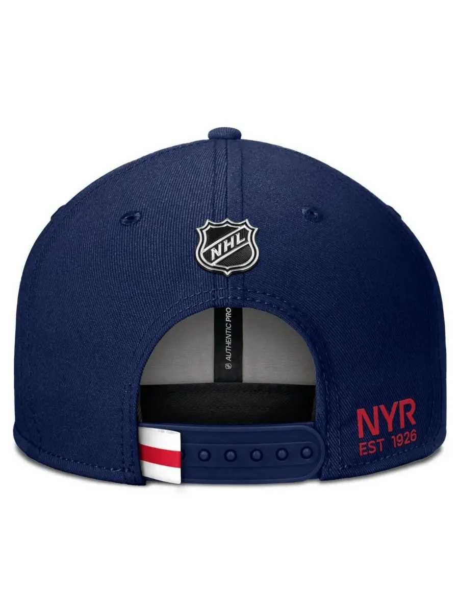 Fanatics Мужская темно-синяя бейсболка New York Rangers Authentic Pro Prime Snapback — изображение 2 из 4, темно-синий