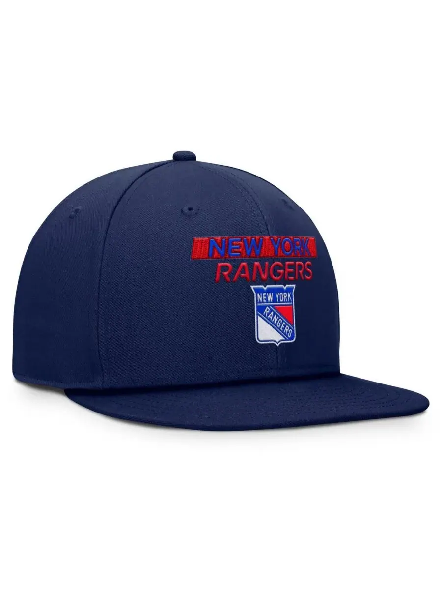 Fanatics Мужская темно-синяя бейсболка New York Rangers Authentic Pro Prime Snapback — изображение 3 из 4, темно-синий