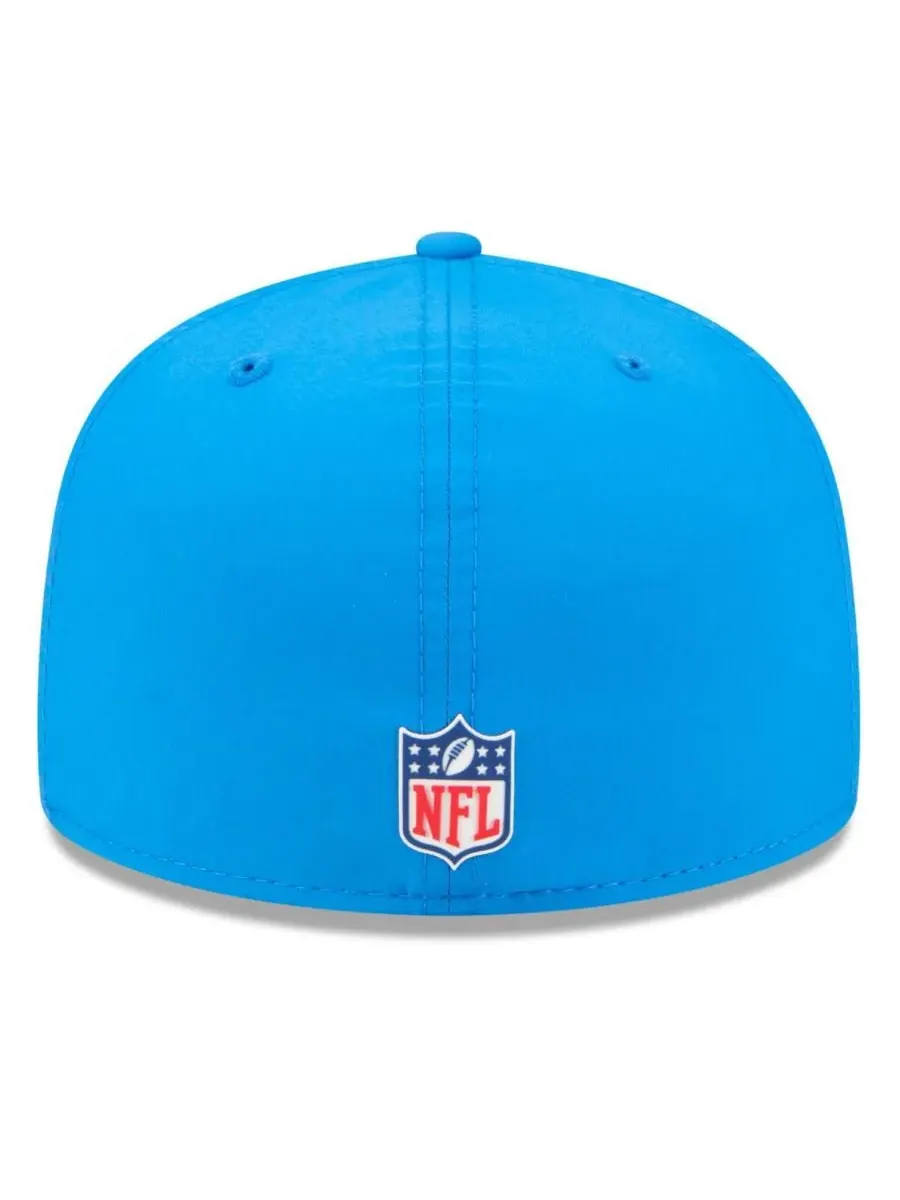 New Era Мужская синяя бейсболка Detroit Lions 2025 Sideline 59FIFTY Fitted Hat — изображение 2 из 5, синий
