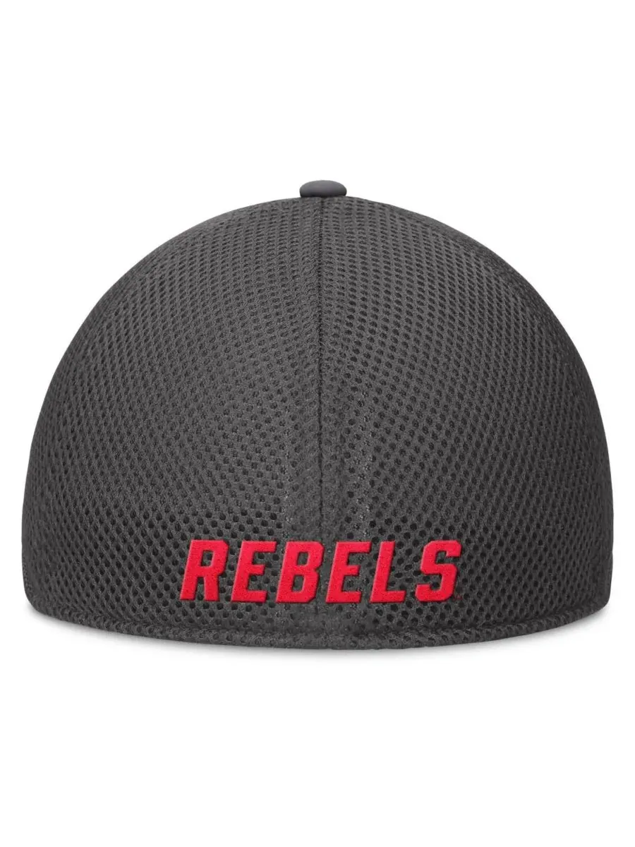Fanatics Мужская серая кепка Ole Miss Rebels Clincher Flex — изображение 4 из 4, серый