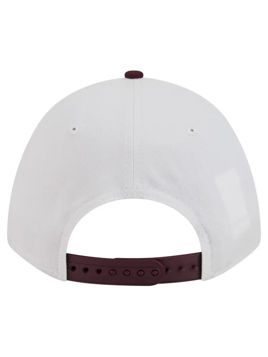 New Era Мужская бело-бордовая кепка Virginia Tech Hokies Arch Two-Tone Rope 9FORTY A-Frame M-Crown — изображение 4 из 5