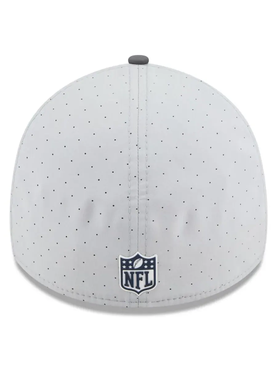 New Era Мужская серо-графитовая кепка Dallas Cowboys 2025 NFL Training Camp 39THIRTY Flex Hat — изображение 4 из 4