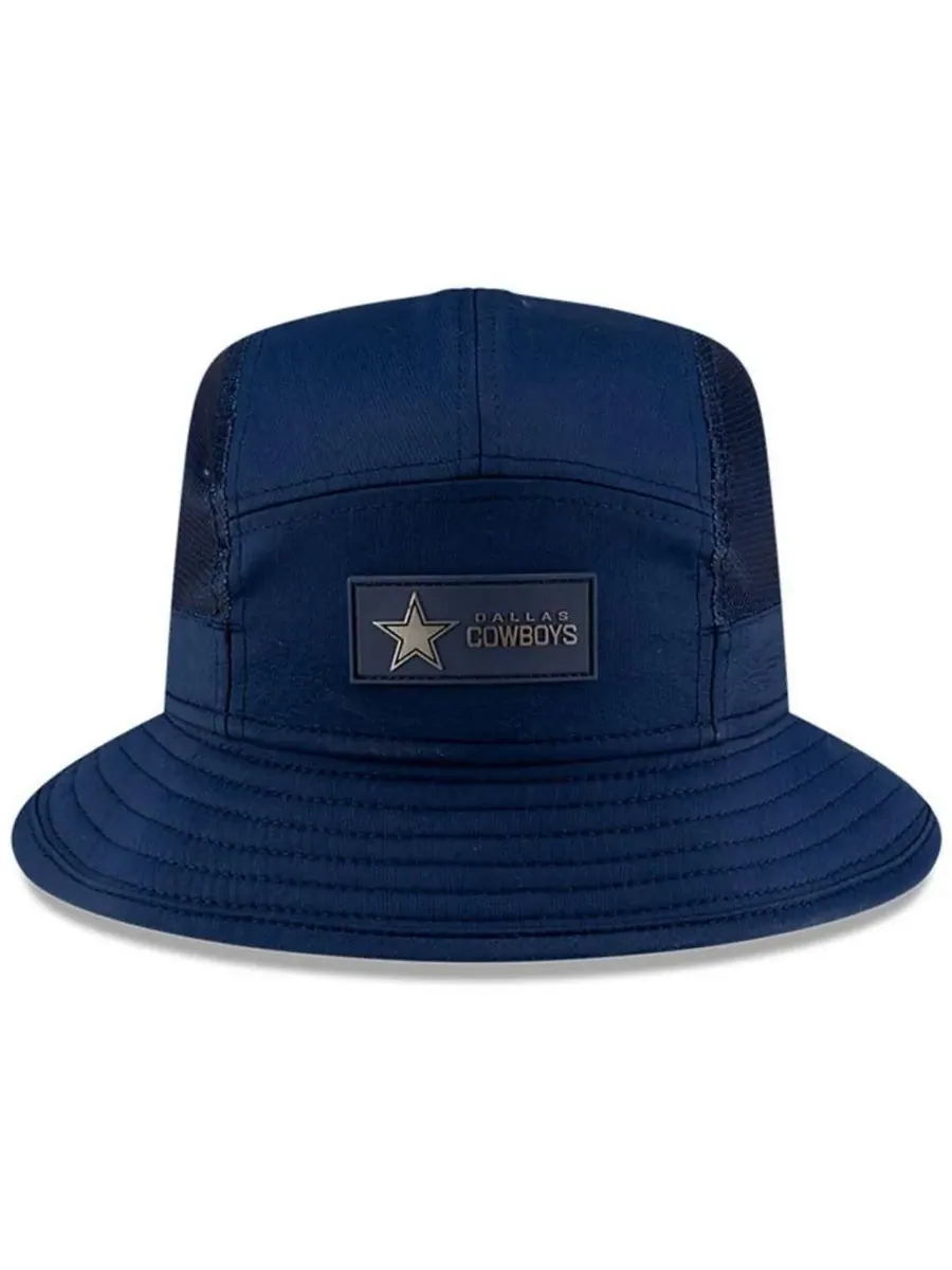New Era Мужская темно-синяя панама Dallas Cowboys 2025 Sideline — изображение 5 из 5, темно-синий