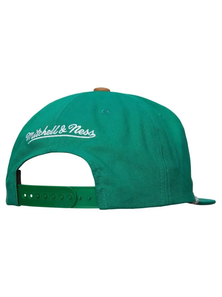 Mitchell & Ness Мужская бейсболка Boston Celtics Ascend Deadstock Snapback ярко-зеленого цвета — изображение 2 из 2, зеленый