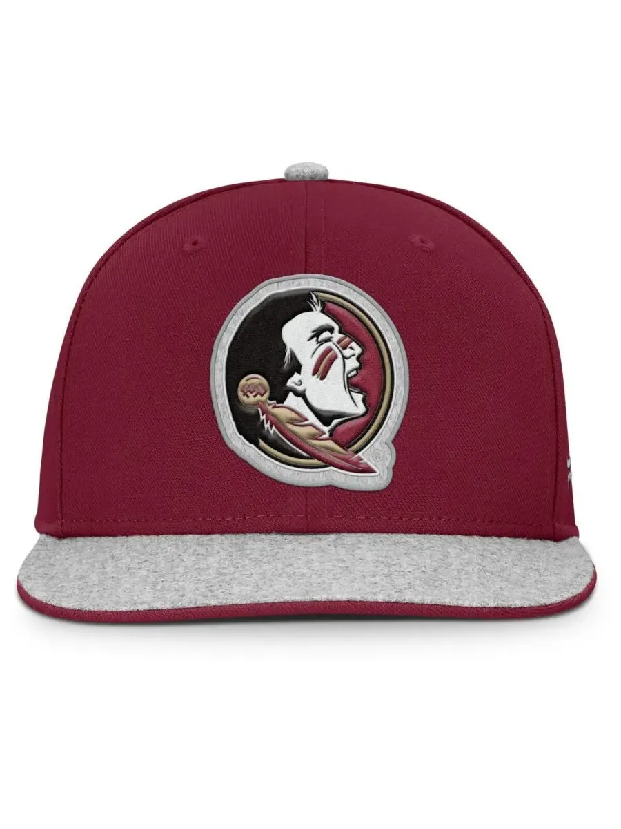 Мужская кепка-снепбэк Garnet Florida State Seminoles Loden Fanatics — изображение 2 из 4, гранат