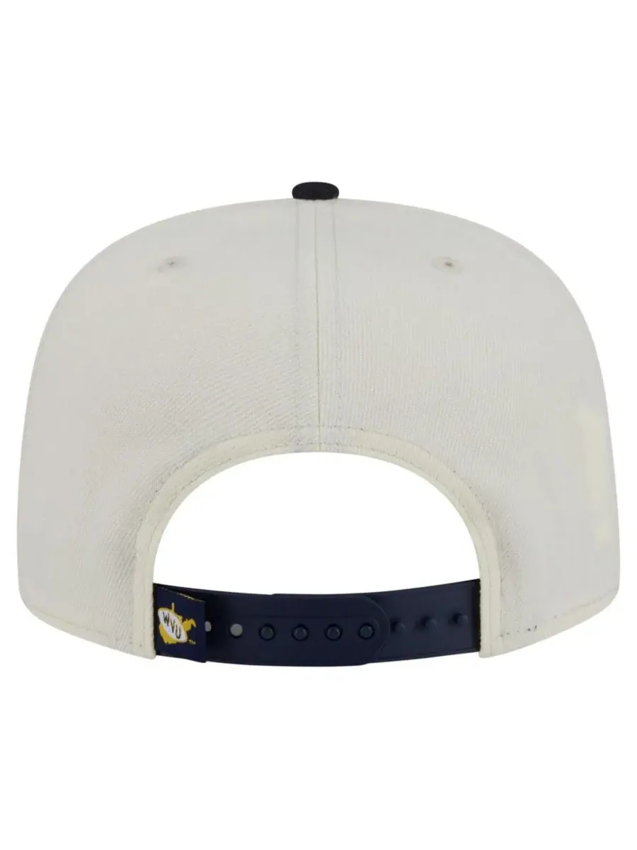 New Era Мужская белая бейсболка West Virginia Mountaineers Collegiate 9FIFTY A-Frame Snapback — изображение 4 из 5, белый