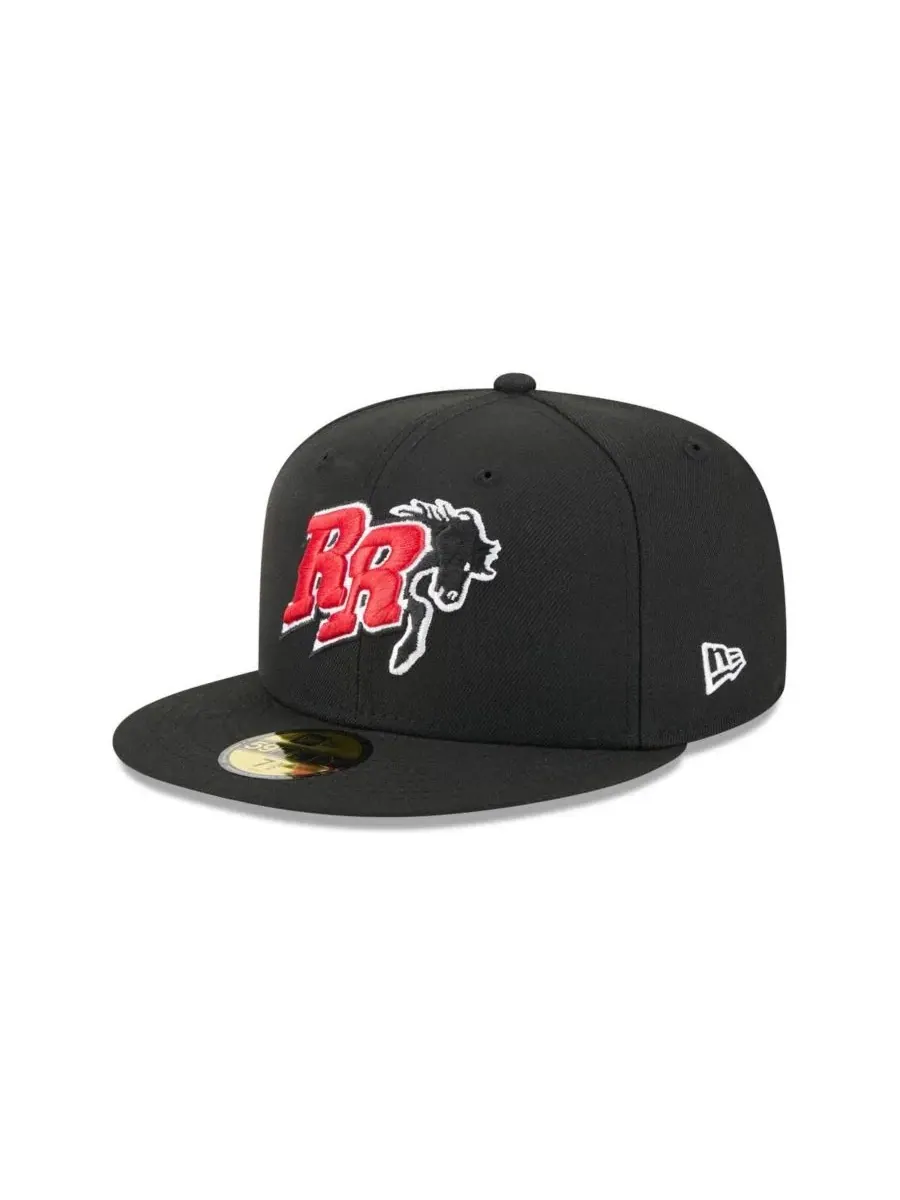 New Era Мужская черная кепка Frisco RoughRiders Theme Nights 59FIFTY — изображение 1 из 4, черный